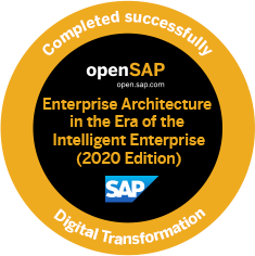 SAP EA1 Enterprise Architecture Team Lead badge